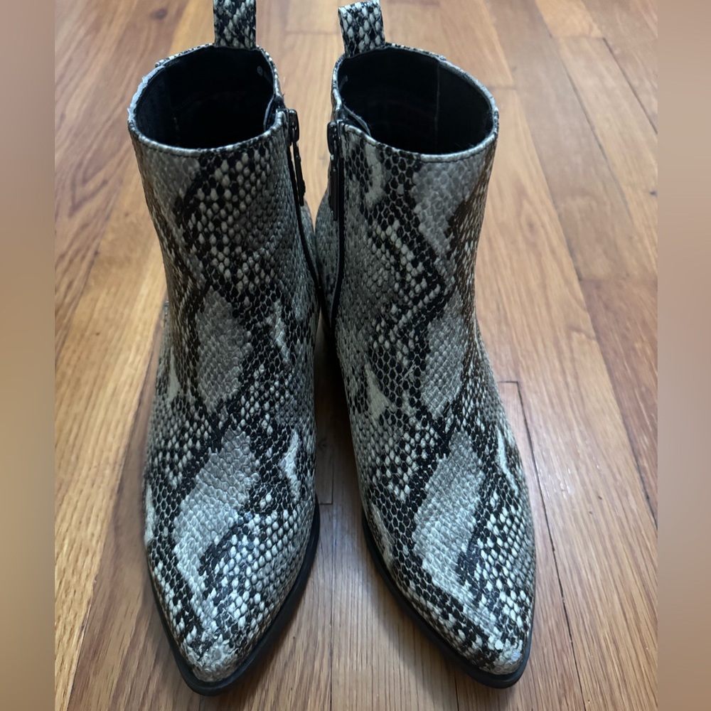 Blondo Snakeskin Booties